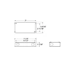 Dals Lighting DR2448DIM 48W Noir Conducteur de LED