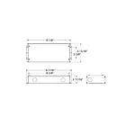 Dals Lighting DR2496DIM 96W Noir Conducteur de LED