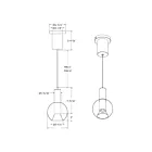 Dals Lighting IRPD-CC-WH 12W Blanc Suspendu