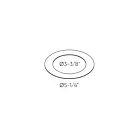 Dals Lighting LEDDOWNACC-GOOF3 Anneau de protection pour luminaire encastré de 3 po