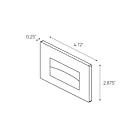 Dals Lighting LEDSTEP005D-CC-BK 3W 4.75" Noir Lampe de marche horizontale