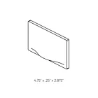 Dals Lighting LEDSTEP006D-SG 3W Gris argenté LED Lampe de marche horizontale