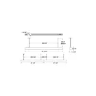Dals Lighting LNPDSC48-CC-BK 40W 48" Noir Éclairage architectural linéaire