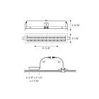 Dals Lighting MSL10G-CC-AWH 24W 13" Blanc Lumière encastrée multi-spots