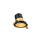 Dals Lighting RC03-CC-20-SLGD-TBK 3" L'or Luminaire encastré Wattage et CCT sélectionnables