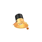 Dals Lighting RC03-CC-20-SLGD-TGD 3" L'or Luminaire encastré Wattage et CCT sélectionnables