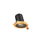 Dals Lighting RC03-CC-35-SLBK-TGD 3" Noir Luminaire encastré Wattage et CCT sélectionnables