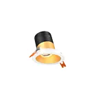 Dals Lighting RC03-CC-60-SLGD-TWH 3" L'or Luminaire encastré Wattage et CCT sélectionnables