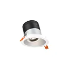 Dals Lighting RC04-CC-60-SLAZ-TWH 4" Alzak Luminaire encastré Wattage et CCT sélectionnables