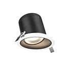 Dals Lighting RC06-CC-20-SLBK-TWH 6" Noir Luminaire encastré Wattage et CCT sélectionnables
