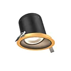 Dals Lighting RC06-CC-35-SLBK-TGD 6" Noir Luminaire encastré Wattage et CCT sélectionnables
