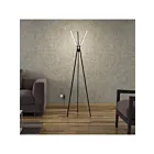 Dals Lighting STRFL-3K-BK 14W 64" Noir Lampe sur pied