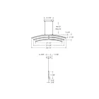 Dals Lighting W3PD36-CC-GD 31W L'or Suspendu