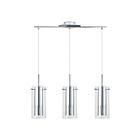 Suspendu Eglo Pinto 200284A 3-Lumières Chrome 150W