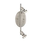Eglo 200776A 100W Nickel satiné et chromé Halogène Réglable Éclairage sur rail