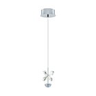 Eglo 95743A Pianopoli 1-Lumière 2.1W Chromé LED Suspendu en cordon