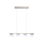 Suspendu Eglo Vicino 201438A 4-Lumières Nickel satiné 26.8W