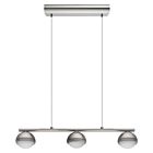 Eglo 95743A Lombes 3-Lumières 12.6W Nickel satiné LED Suspendu en cordon