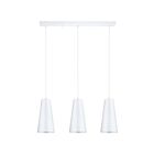 Suspendu Eglo Pratella 201528A 3-Lumières Blanc 180W