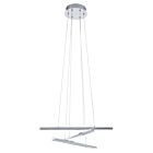 Eglo 95743A Terros 3-Lumières 30.5W Chromé LED Suspendu en cordon