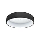 Plafonnier Eglo Marghera 202106A 1-Lumière Noir et blanc