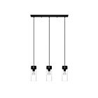 Suspendu Eglo Montey 202128A 3-Lumières Noir 180W