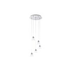 Suspendu Eglo Pancento 202216A 5-Lumières Noir 22.5W