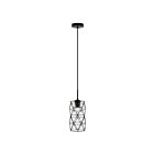 Suspendu Eglo Estevau 202358A 1-Lumière Noir 25W