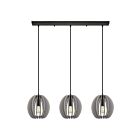 Suspendu Eglo Holden 202947A 3-Lumières Noir 180W