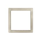 Garniture encastrée carrée de 9 po Eglo Trago 203774 Nickel satiné