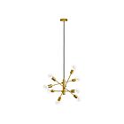 Suspendu Eglo Gradoli 203795A 8-Lumières Or brossé 480W