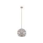 Suspendu Eglo Mercur 204059A 1-Lumière Aluminium brossé 60W