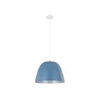 Suspendu Eglo Coretto-P 204081A 1-Lumière Bleu foncé pastel et argent 100W