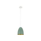 Suspendu Eglo Sarabia-P 204083A 1-Lumière Vert foncé pastel et or 75W