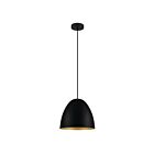 Suspendu Eglo Sarabia 204315A 1-Lumière Noir et or 60W