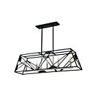 Suspendu Eglo Corrientes 204589A 5-Lumières Noir 300W