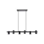 Suspendu Eglo Gatuela 204892A 6-Lumières Noir 60W