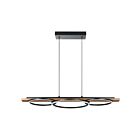 Suspendu Eglo Boyal 204922A Noir et Marron Rustique 40W