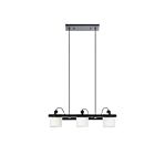 Suspendu Eglo Drummond 204941A 3-Lumières Noir 120W