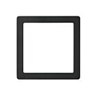 Garniture encastrée carrée de 7 po Eglo Trago 204946 Noir
