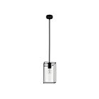 Suspendu Eglo Loncino 205296A 1-Lumière Noir 60W