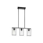 Suspendu Eglo Loncino 205297A 3-Lumières Noir 180W
