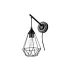 Applique murale Eglo Tarbes 205306A 60W Noir