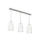 Suspendu Eglo Crash 20598A 3-Lumières Nickel satiné 300W
