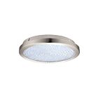 Plafonnier Eglo Arezzo 32047A 1-Lumière Nickel satiné