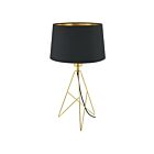 Lampe de table Eglo Camporale 39179A 12W 1-Lumière Laiton