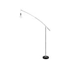 Lampe sur pied Eglo 39368A Nadina 1-Lumière Nickel satiné 60W