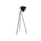 Lampe sur pied Eglo 39499A Mareperla 1-Lumière Effet noir et cristal 60W