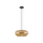 Suspendu Eglo Priorat 39595A 3-Lumières Noir 120W