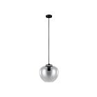 Suspendu Eglo Priorat 39657A 1-Lumière Noir 60W